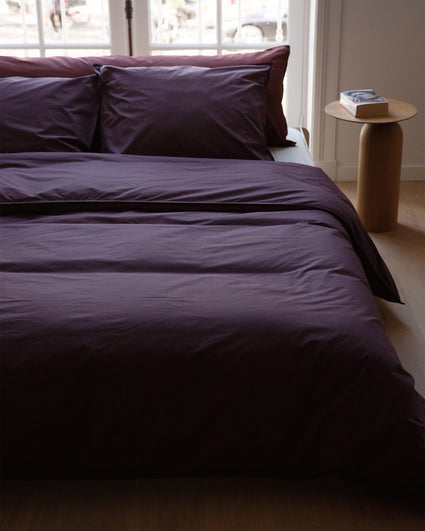 Kussensloop Katoen Plum Noir