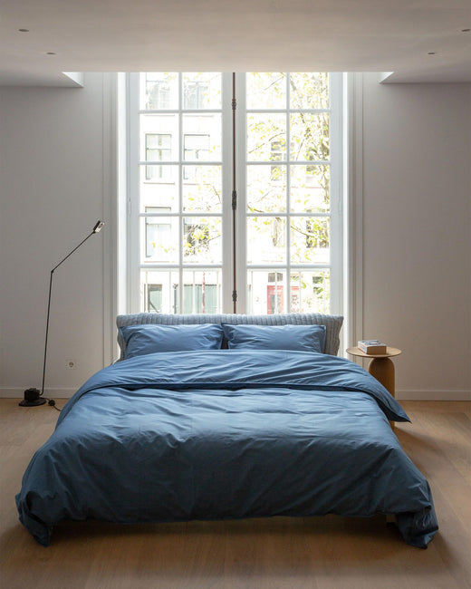Bettbezug Baumwolle Quiet Blue