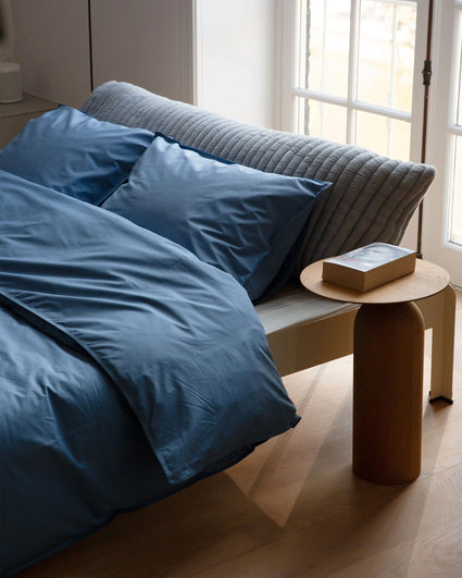 Kissenbezug Baumwolle Quiet Blue