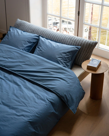 Bettbezug Baumwolle Quiet Blue