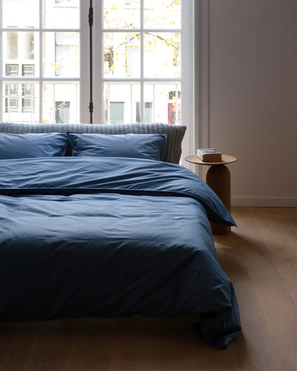 Kissenbezug Baumwolle Quiet Blue