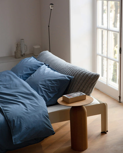 Kissenbezug Baumwolle Quiet Blue