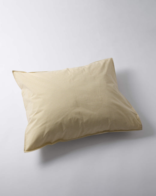 Kussensloop Katoen Streep Lemon Ecru - SUITE702