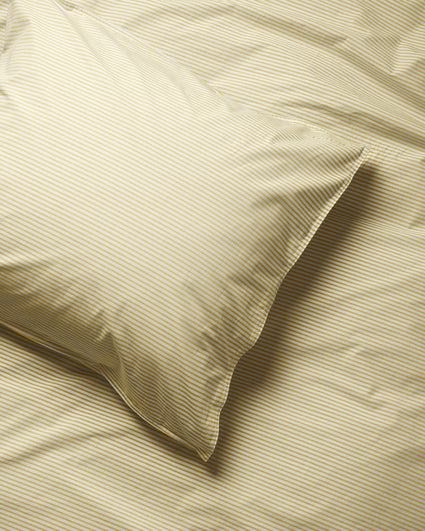 Kussensloop Katoen Streep Lemon Ecru - SUITE702