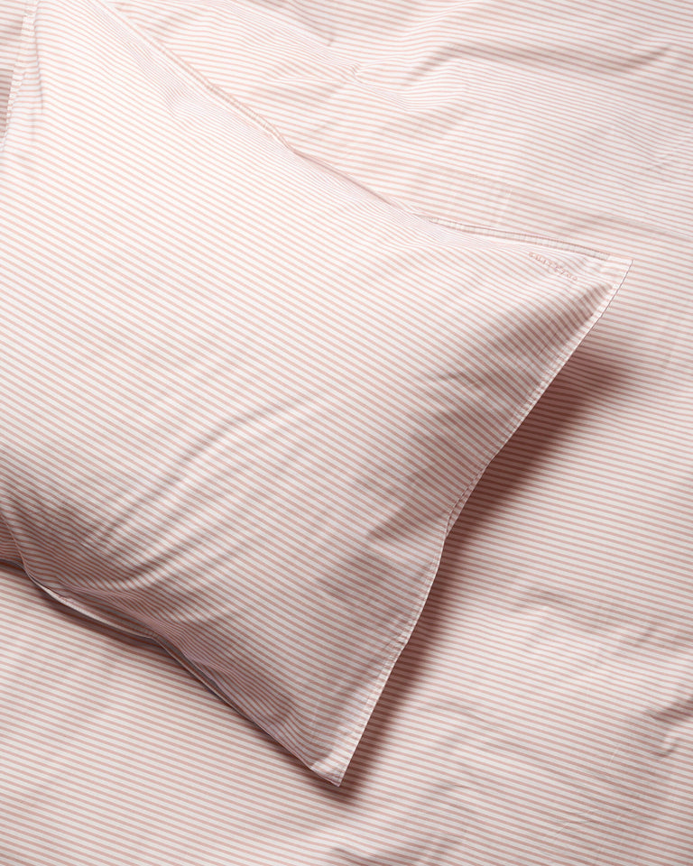 Kussensloop Katoen Streep Peach Ecru - SUITE702