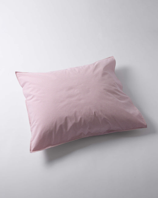 Kussensloop Katoen Streep Pink Ecru - SUITE702