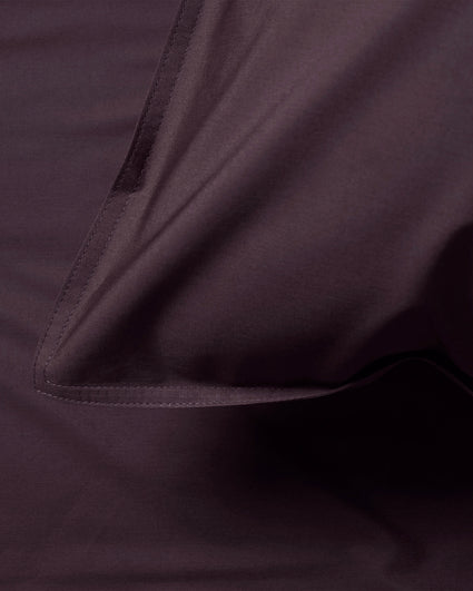 Taie d'oreiller Coton Plum Noir