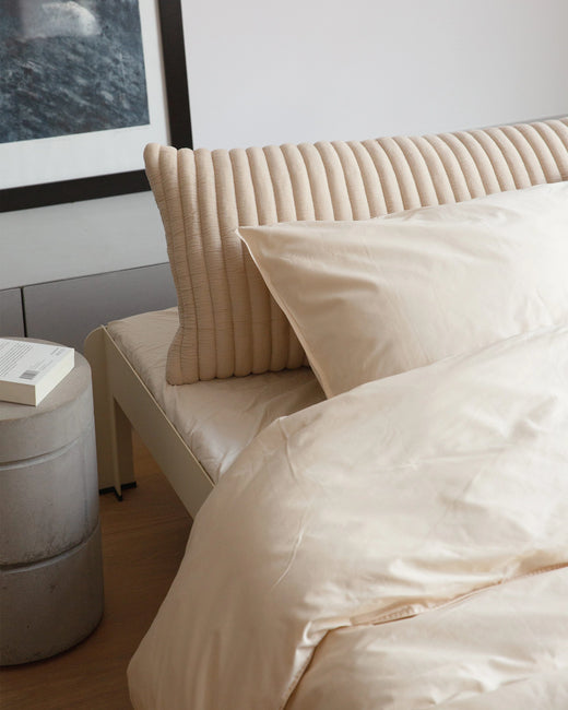 bedMATE Pillowcase Puffy Beige