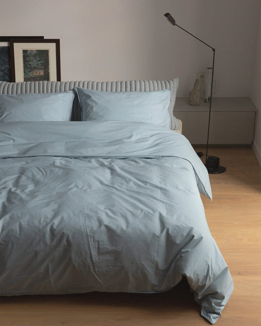 bedMATE Pillowcase Puffy Dusty Blue