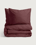 Parure de lit Satin Red Wine