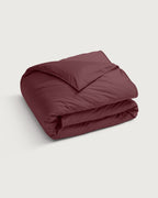 Parure de lit Satin Red Wine