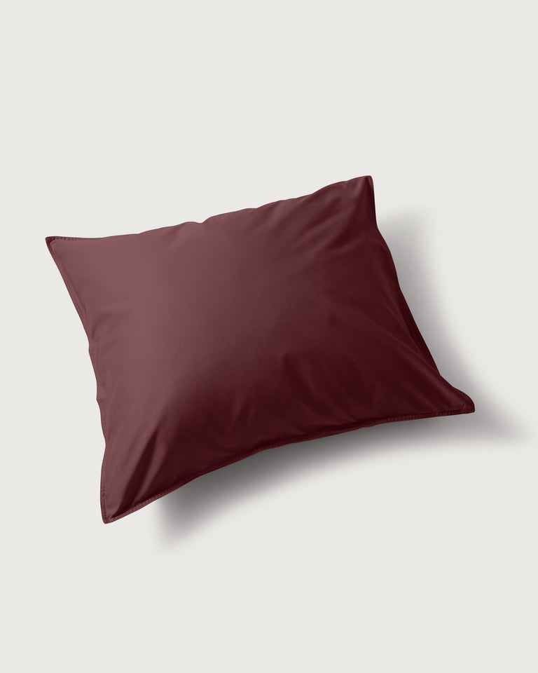 Taie d'oreiller Satin Red Wine