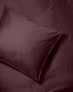 Taie d'oreiller Satin Red Wine