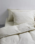 Dekbedovertrek Katoen Streep Olive Ecru - SUITE702