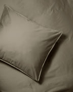 Beddengoed Set Satijn Taupe Grey