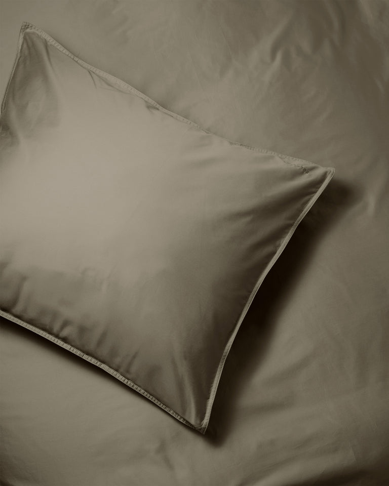 Beddengoed Set Satijn Taupe Grey