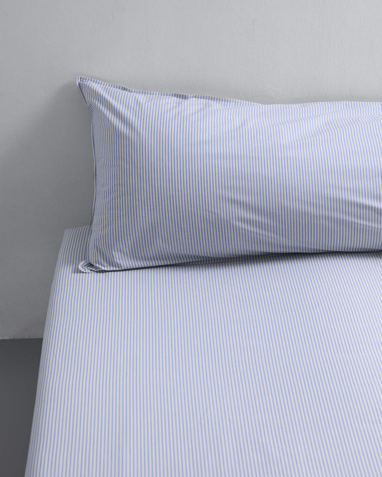 bedMATE Sloop Streep Katoen Blue Ecru - SUITE702