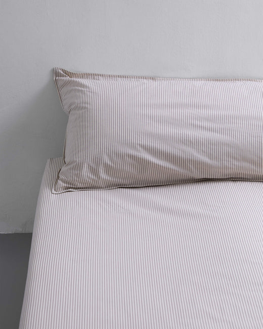 bedMATE Sloop Streep Katoen Brown Ecru - SUITE702