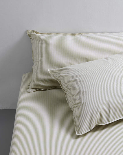 bedMATE Sloop Streep Katoen Olive Ecru - SUITE702