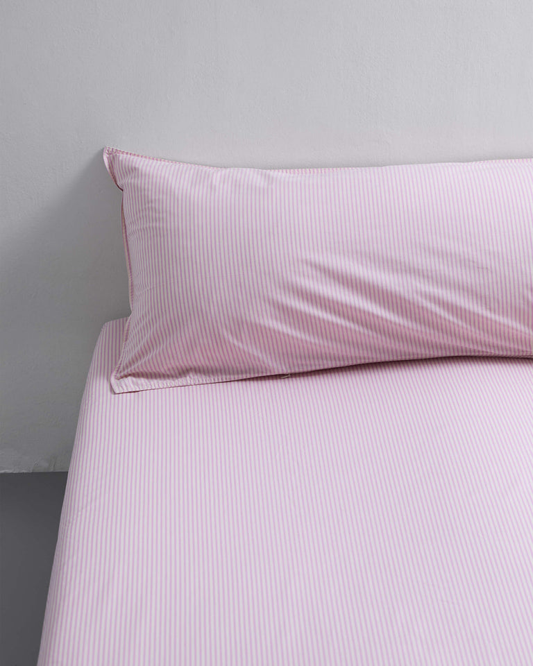 bedMATE Sloop Streep Katoen Pink Ecru - SUITE702