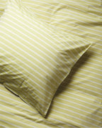 Kussensloop Set Katoen Streep Yellow Ecru - SUITE702