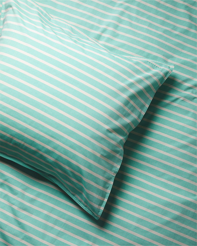 Kussensloop Set Katoen Streep Green Ecru - SUITE702
