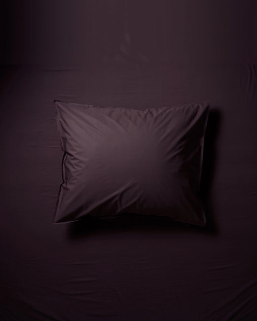 Pillowcase Cotton Plum Noir