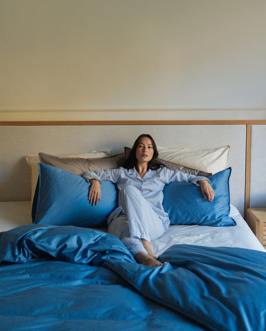 bedMATE Sloop Satijn Ocean Blue - SUITE702