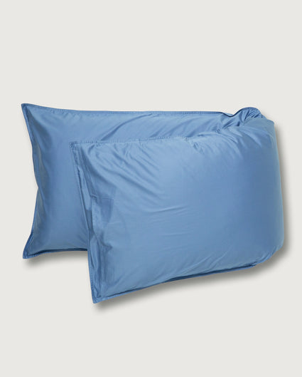 bedMATE Pillowcase Satin Ocean Blue