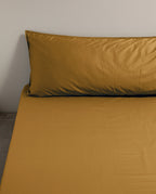 Hoeslaken Satijn Caramel - SUITE702