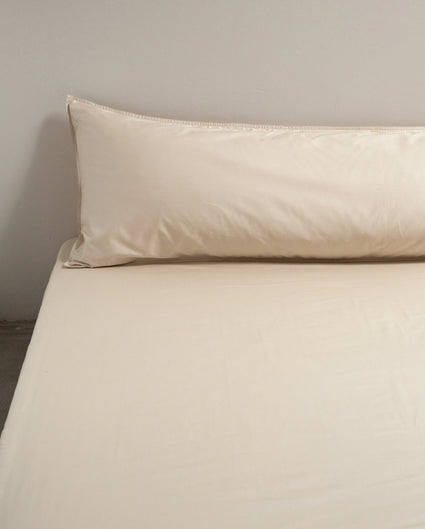 bedMATE Pillowcase Satin Ecru