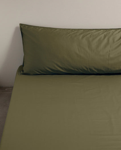 bedMATE Sloop Satijn Khaki Green