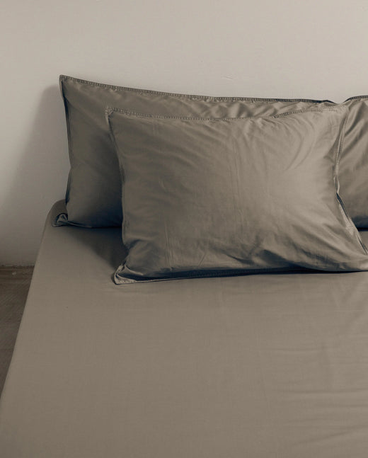bedMATE Sloop Satijn Taupe Grey