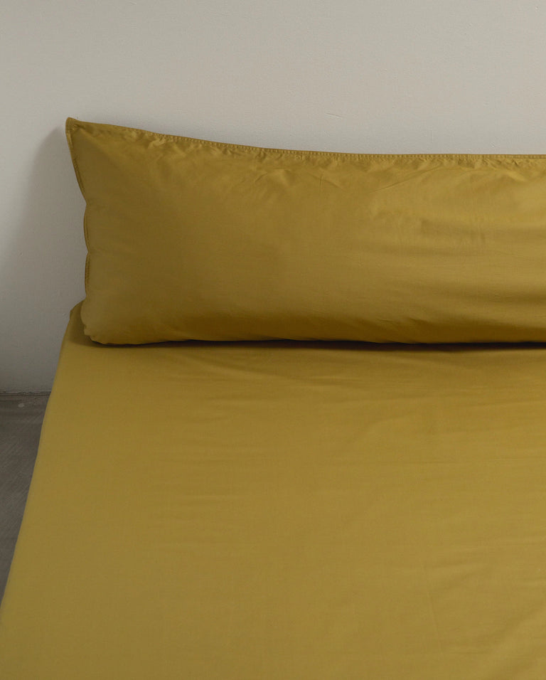 Hoeslaken Satijn Olive Gold - SUITE702