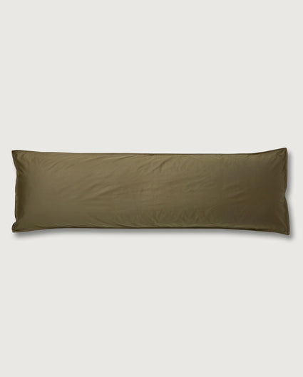 bedMATE Taie d'oreiller Satin Khaki Green