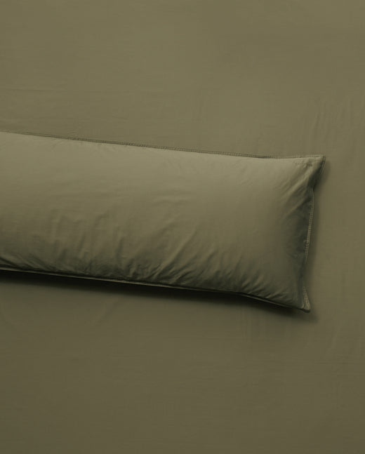 bedMATE Kissenbezug Satin Khaki Green