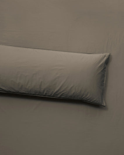 bedMATE Kissenbezug Satin Taupe Grey