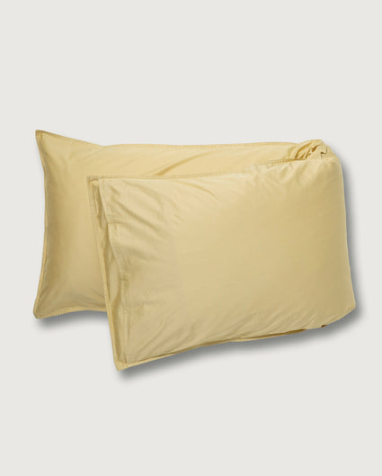 bedMATE Taie d'oreiller Satin Buttercream