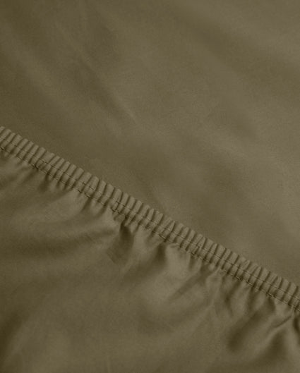 Hoeslaken Satijn Khaki Green - SUITE702