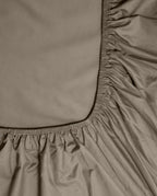 Hoeslaken Satijn Taupe Grey - SUITE702