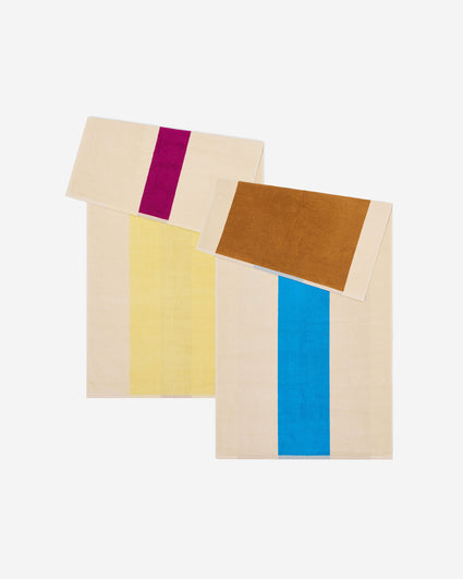 Badetuch-Set Yellow Aqua (2 st.)
