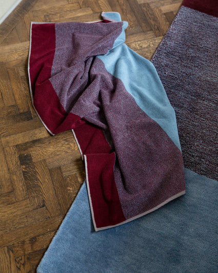 Badhanddoeken Set Blend Sky Blue Bordeaux (2 st.) - SUITE702