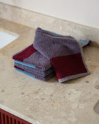 Gastendoekjes Set Blend Sky Blue Bordeaux (2 st.) - SUITE702