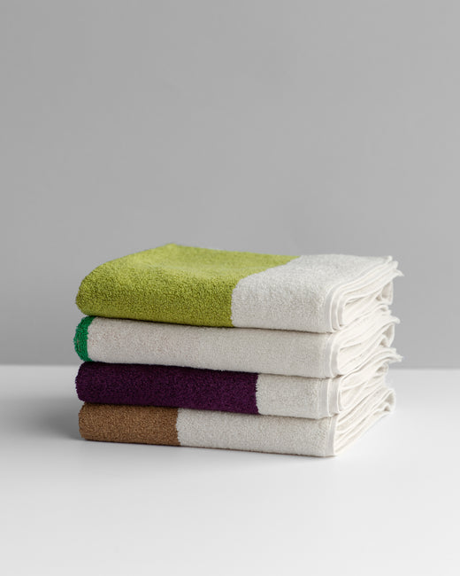 Handdoeken Set Sunny Yellow Brown Orange Sky Blue (4 st.) - SUITE702