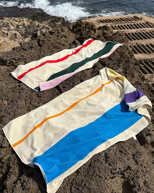 Strandlaken Aqua Orange Purple Yellow - SUITE702