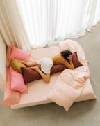 bedMATE Kissenbezug Baumwolle Brique Red