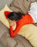 bedMATE Kissenbezug Baumwolle Butter Yellow