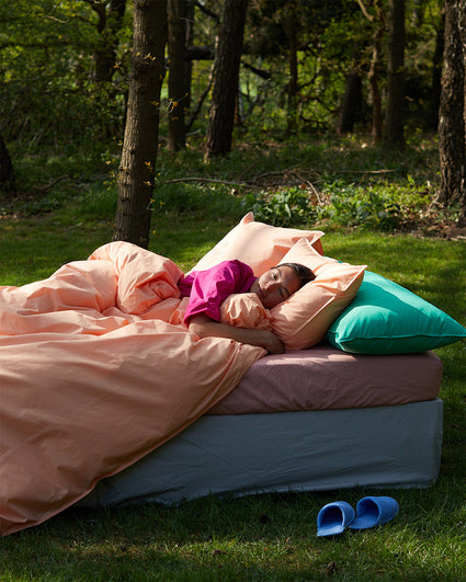 Hoeslaken Katoen Sky Blue - SUITE702