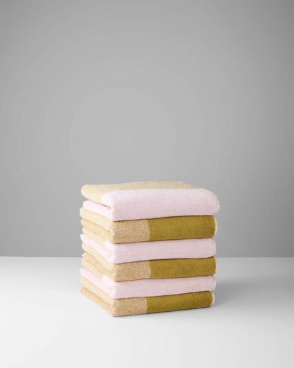 Handdoeken Set Blend Blush Olive (2 st.) - SUITE702