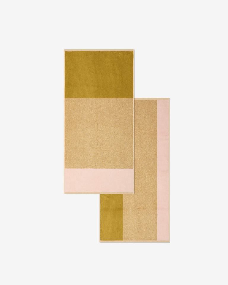 Handdoeken Set Blend Blush Olive (2 st.) - SUITE702